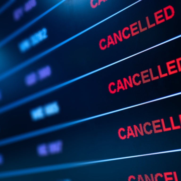 Important: What to Do If Your Flight Is Canceled…